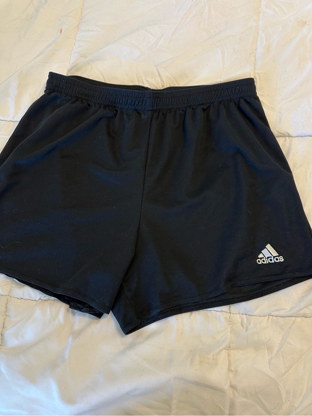 adidas Women’s Black Athletic Running Shorts with Logo